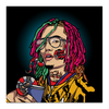Заказать холст в Москве. Холст 50x50 Lil Pump от geekbox - готовые дизайны и нанесение принтов.