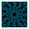 Заказать холст в Москве. Холст 50x50 Орнамент из голубых листьев гинкго от tsumehoshizora@gmail.com - готовые дизайны и нанесение принтов.