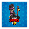 Заказать холст в Москве. Холст 50x50 BRAWL STARS MORTIS от geekbox - готовые дизайны и нанесение принтов.