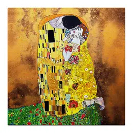 Заказать холст в Москве. Холст 50x50 Поцелуй(Gustav Klimt) от balden - готовые дизайны и нанесение принтов.