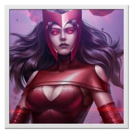 Заказать холст в Москве. Холст 50x50 Алая Ведьма / Scarlet Witch от Jimmy Flash - готовые дизайны и нанесение принтов.