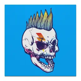 Заказать холст в Москве. Холст 50x50 Rock Skull от Jimmy Flash - готовые дизайны и нанесение принтов.