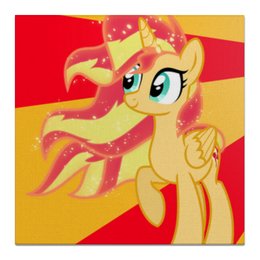 Заказать холст в Москве. Холст 50x50 Sunset Shimmer Color Line от shadow_dash - готовые дизайны и нанесение принтов.