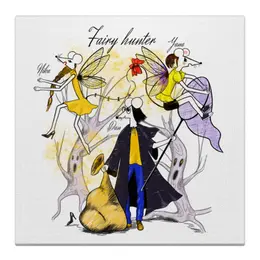 Заказать холст в Москве. Холст 50x50 FAIRY HUNTER от ELENA ZHARINOVA - готовые дизайны и нанесение принтов.