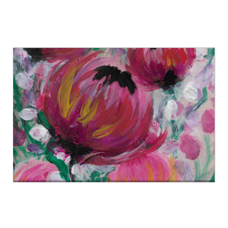 Printio Холст 50×75 Полевые цветы