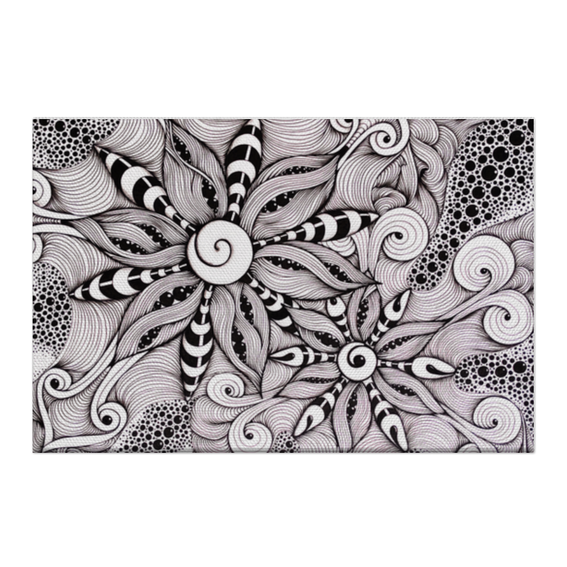 Printio Холст 50×75 Фантастические цветы силиконовый чехол фантастические цветы на meizu m3 мейзу м3