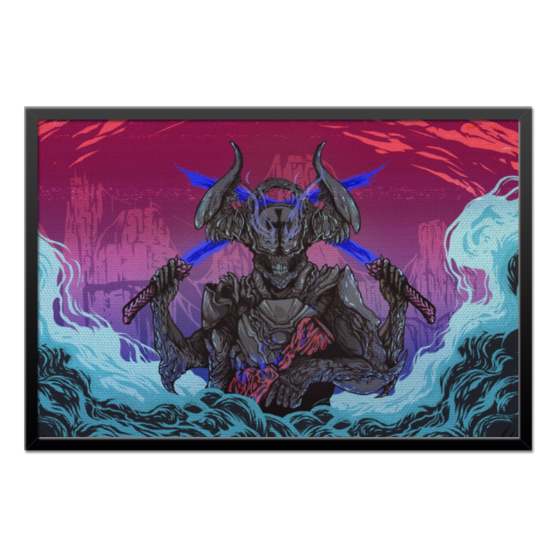 Printio Холст 50×75 Дьявол христофорова ольга борисовна икота мифологический персонаж в локальной традиции