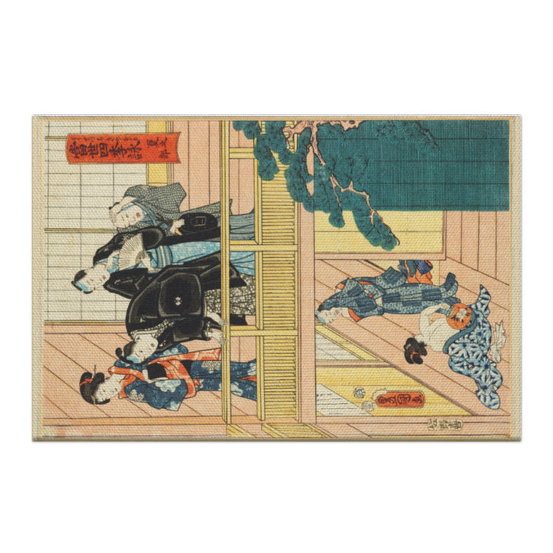 Printio Холст 50×75 «летняя пора» printio фартук с полной запечаткой борец сумо утагава кунисада