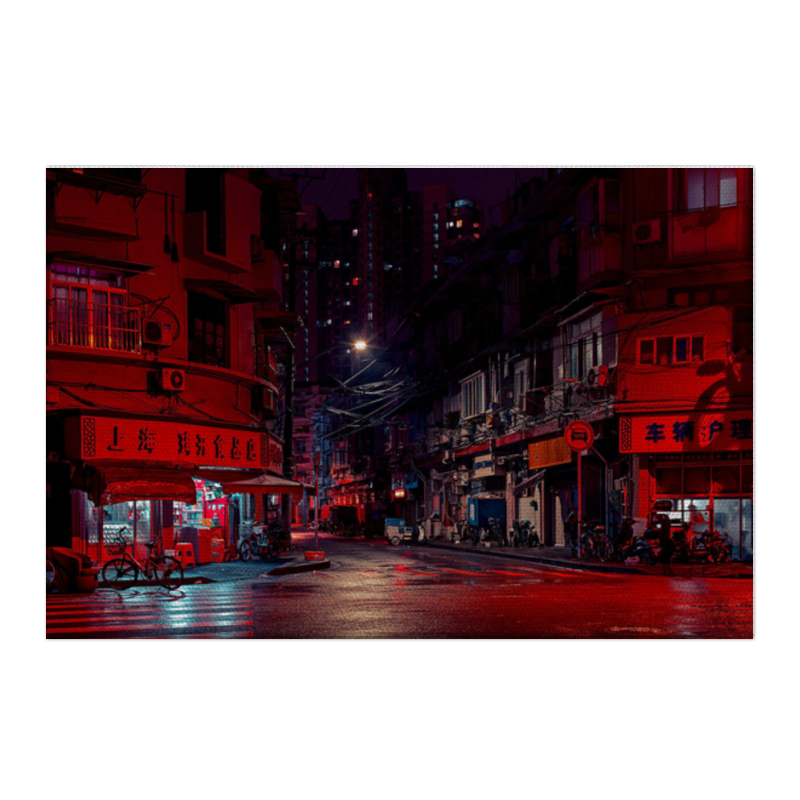 Printio Холст 50×75 Китайский квартал