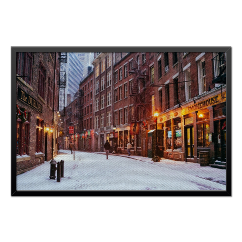 цена Printio Холст 50×75 Зима в new york
