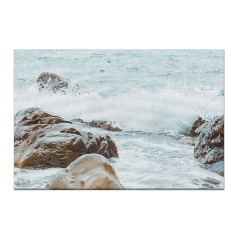 Printio Холст 50×75 Море и камни printio холст 50×50 рыбки и море