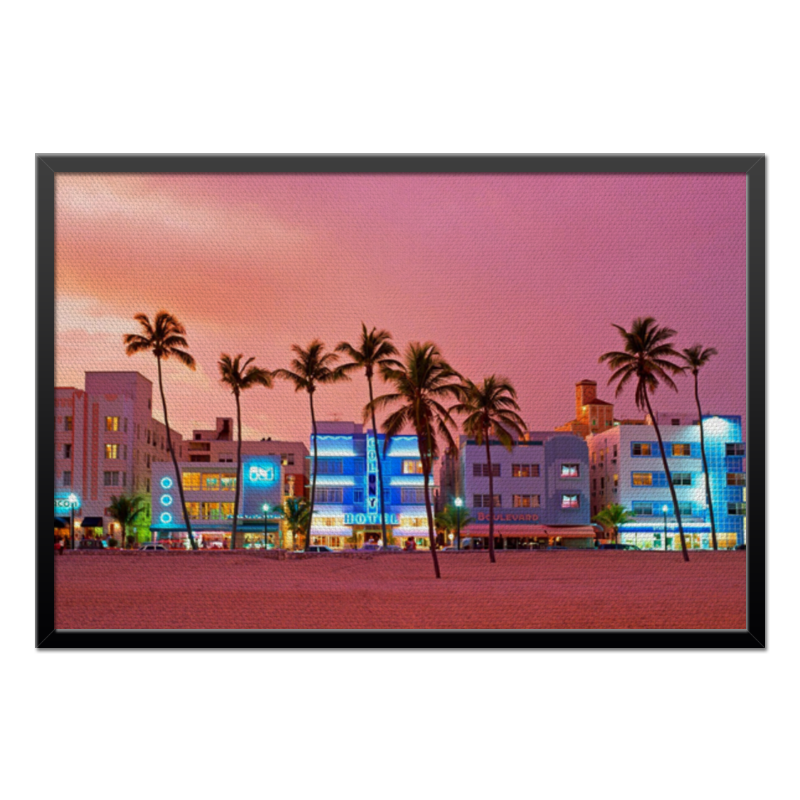 Printio Холст 50×75 Майами цена и фото