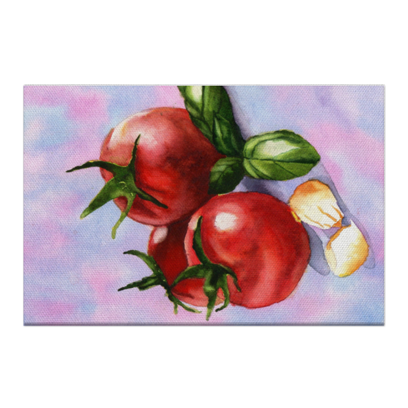 Printio Холст 50×75 Базилик и томаты