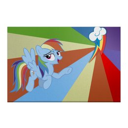 Заказать холст в Москве. Холст 50x75 Rainbow Dash Color Line от shadow_dash - готовые дизайны и нанесение принтов.