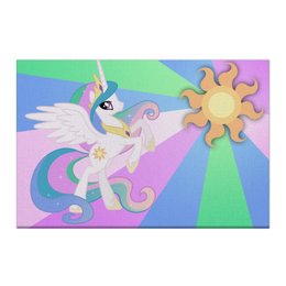 Заказать холст в Москве. Холст 50x75 Princess Celestia Color Line от shadow_dash - готовые дизайны и нанесение принтов.