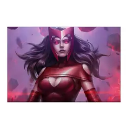 Заказать холст в Москве. Холст 50x75 Алая Ведьма / Scarlet Witch от Jimmy Flash - готовые дизайны и нанесение принтов.