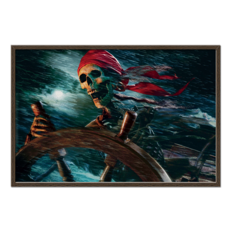 цена Printio Холст 60×90 Пираты