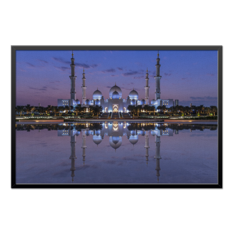 Printio Холст 60×90 Мечеть пазлы 500 панорама абу даби