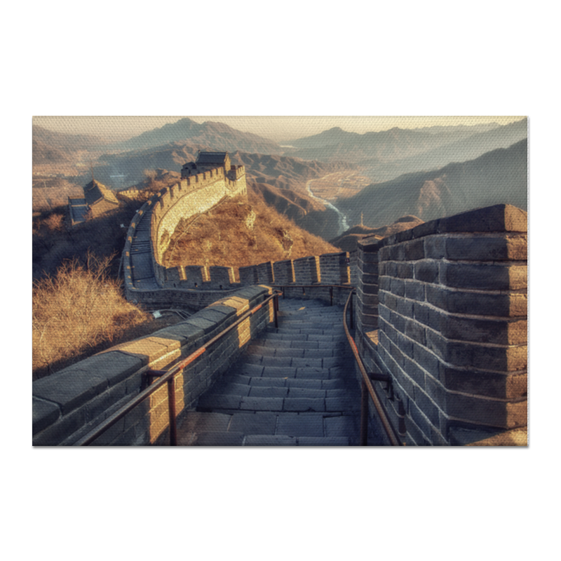 Printio Холст 60×90 Рассвет на великой китайской стене