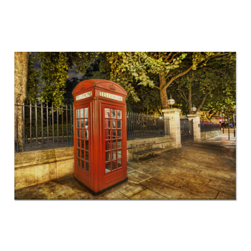 Printio Холст 60×90 London phone booth printio футболка классическая london phone booth