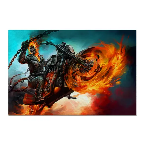 Заказать холст в Москве. Холст 60x90 Ghost Rider от balden - готовые дизайны и нанесение принтов.