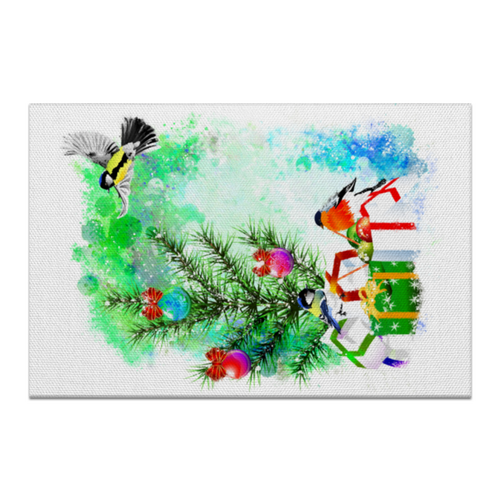 Заказать холст в Москве. Холст 60x90 Новогоднее настроение. от Zorgo-Art  - готовые дизайны и нанесение принтов.