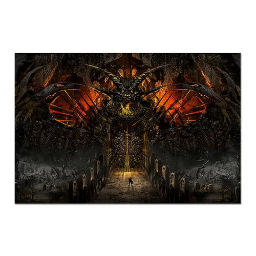 Заказать холст в Москве. Холст 60x90 Gateway To Hell / Ворота в ад от balden - готовые дизайны и нанесение принтов.