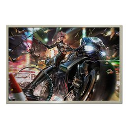 Заказать холст в Москве. Холст 60x90 Catwoman MOTO от balden - готовые дизайны и нанесение принтов.