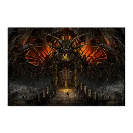 Заказать холст в Москве. Холст 60x90 Gateway To Hell / Ворота в ад от balden - готовые дизайны и нанесение принтов.