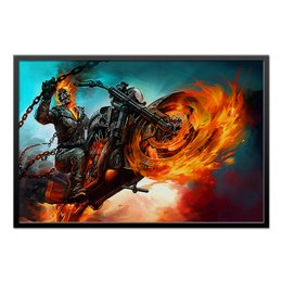 Заказать холст в Москве. Холст 60x90 Ghost Rider от balden - готовые дизайны и нанесение принтов.