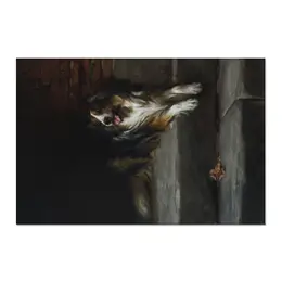 Заказать холст в Москве. Холст 60x90 Колли (картина Артура Вардля) от Apfelbaum - готовые дизайны и нанесение принтов.