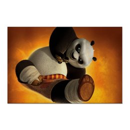 Заказать холст в Москве. Холст 60x90 Кунг-фу панда от skynatural - готовые дизайны и нанесение принтов.