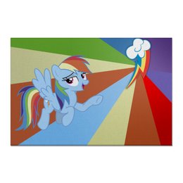 Заказать холст в Москве. Холст 60x90 Rainbow Dash Color Line от shadow_dash - готовые дизайны и нанесение принтов.