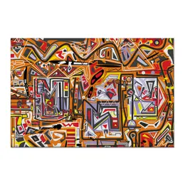 Заказать холст в Москве. Холст 60x90 Оранжевый дом. от Vadim Koval - готовые дизайны и нанесение принтов.