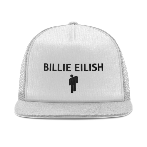 Заказать головной убор в Москве. Кепка тракер с сеткой Billie Eilish от DESIGNER   - готовые дизайны и нанесение принтов.
