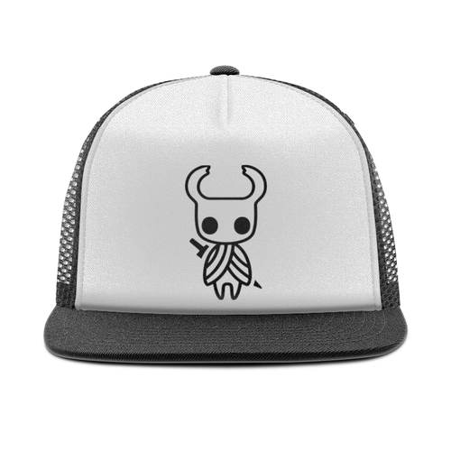 Заказать головной убор в Москве. Кепка тракер с сеткой Hollow Knight от geekbox - готовые дизайны и нанесение принтов.