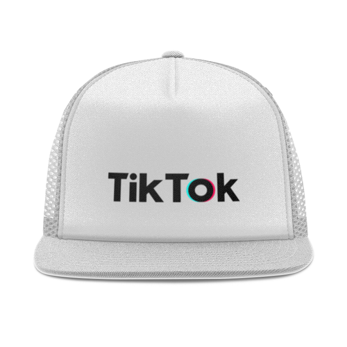 Заказать головной убор в Москве. Кепка тракер с сеткой TikTok  от DESIGNER   - готовые дизайны и нанесение принтов.