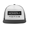Заказать головной убор в Москве. Кепка тракер с сеткой Monsta X от geekbox - готовые дизайны и нанесение принтов.