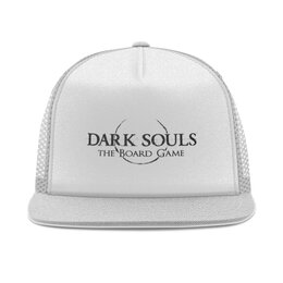 Заказать головной убор в Москве. Кепка тракер с сеткой Dark Souls от THE_NISE  - готовые дизайны и нанесение принтов.