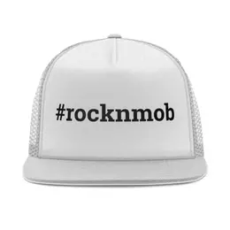 Заказать головной убор в Москве. Кепка тракер с сеткой Rocknmob Yo от accs@rocknmob.com - готовые дизайны и нанесение принтов.