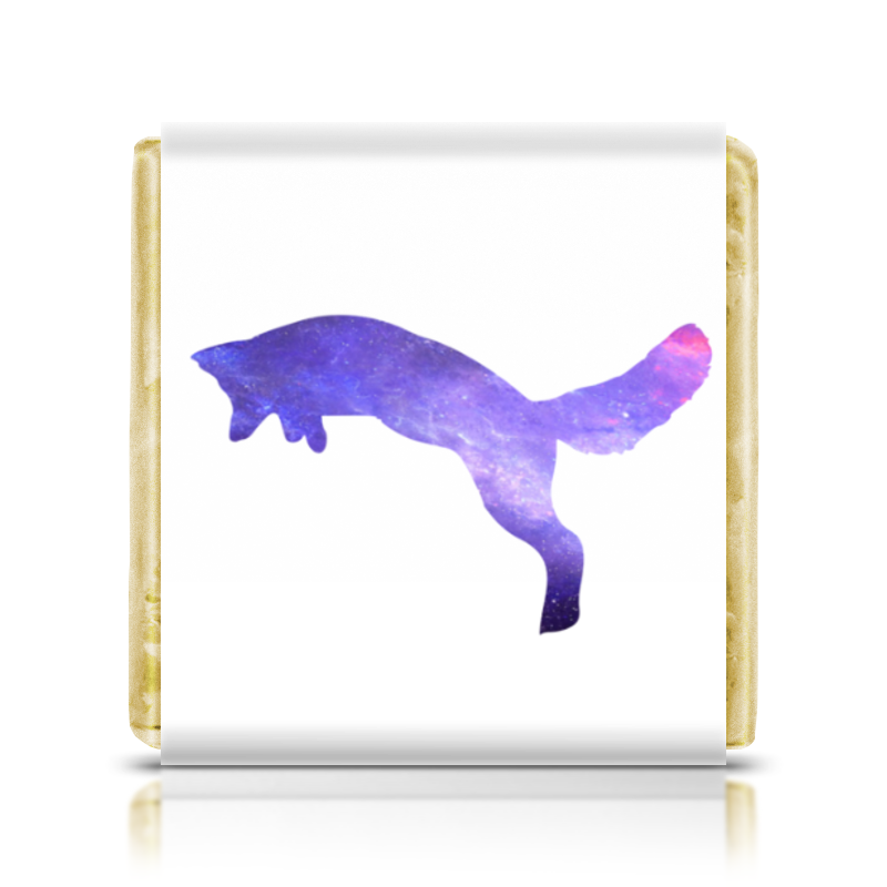 Printio Шоколадка 3,5×3,5 см Space animals (двухсторонняя печать)