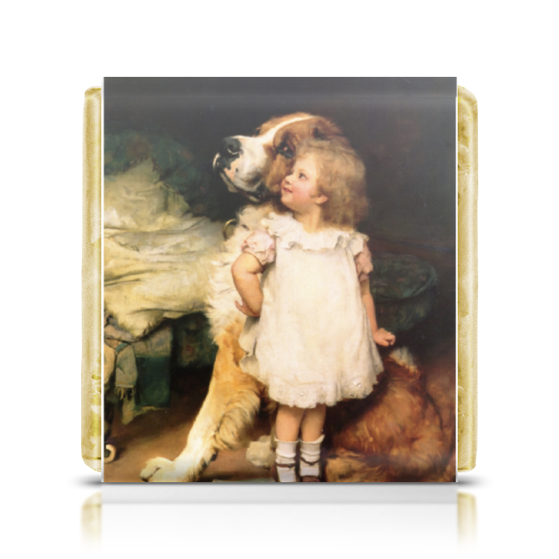 printio шоколадка 3 5×3 5 см картина артура элсли 1860 1952 Printio Шоколадка 3,5×3,5 см День матери и новый год