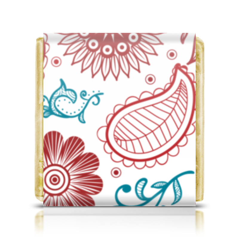 Printio Шоколадка 3,5×3,5 см Цветочная