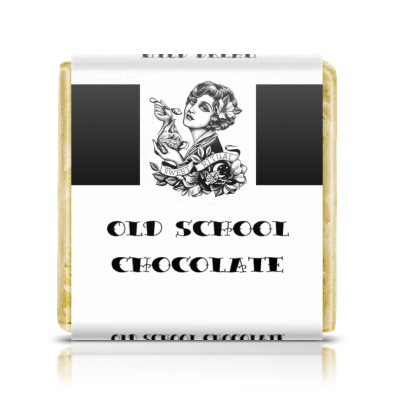 Printio Шоколадка 3,5×3,5 см Old school chocolate цена и фото