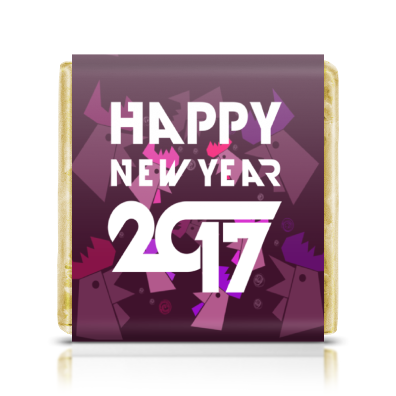Printio Шоколадка 3,5×3,5 см Happy new year