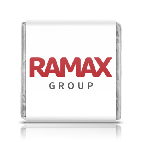 Заказать шоколадки в Москве. Шоколадка 3,5x3,5 см RAMAX Original White от ModaNaGoda  - готовые дизайны и нанесение принтов.