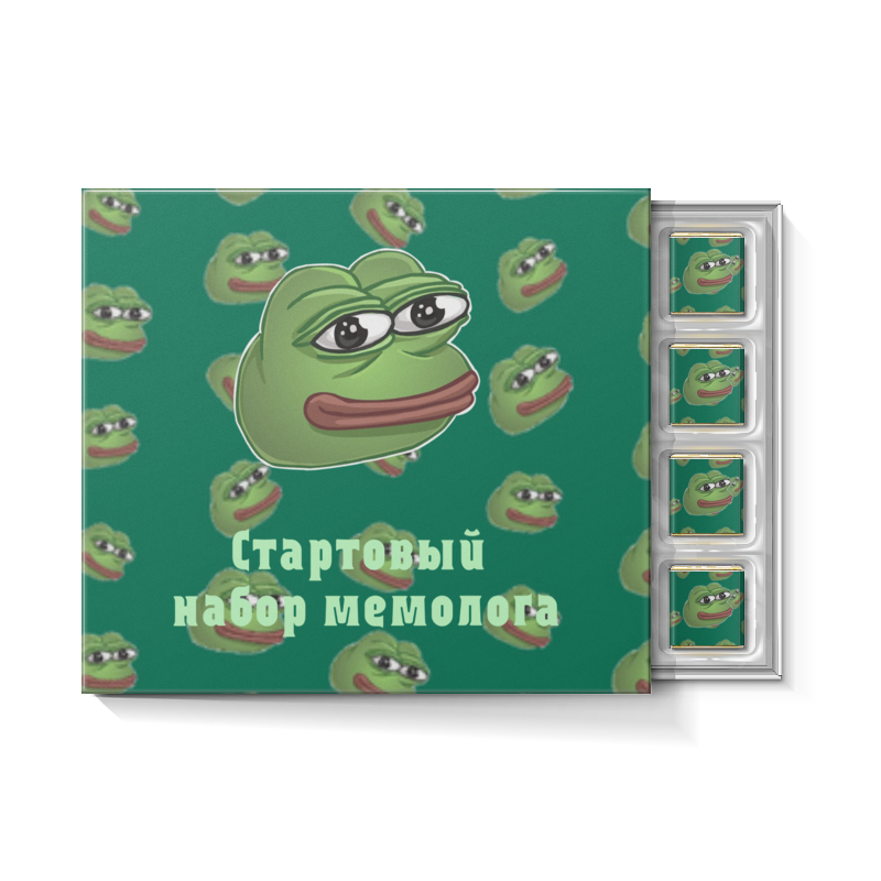 цена Printio Набор конфет С ореховой начинкой Лягушонок пепе - pepe frog