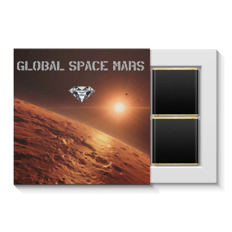 Printio Набор конфет 4 шоколадки Global space mаgic mars (коллекция №1) набор конфет mars mixed minis 352 г