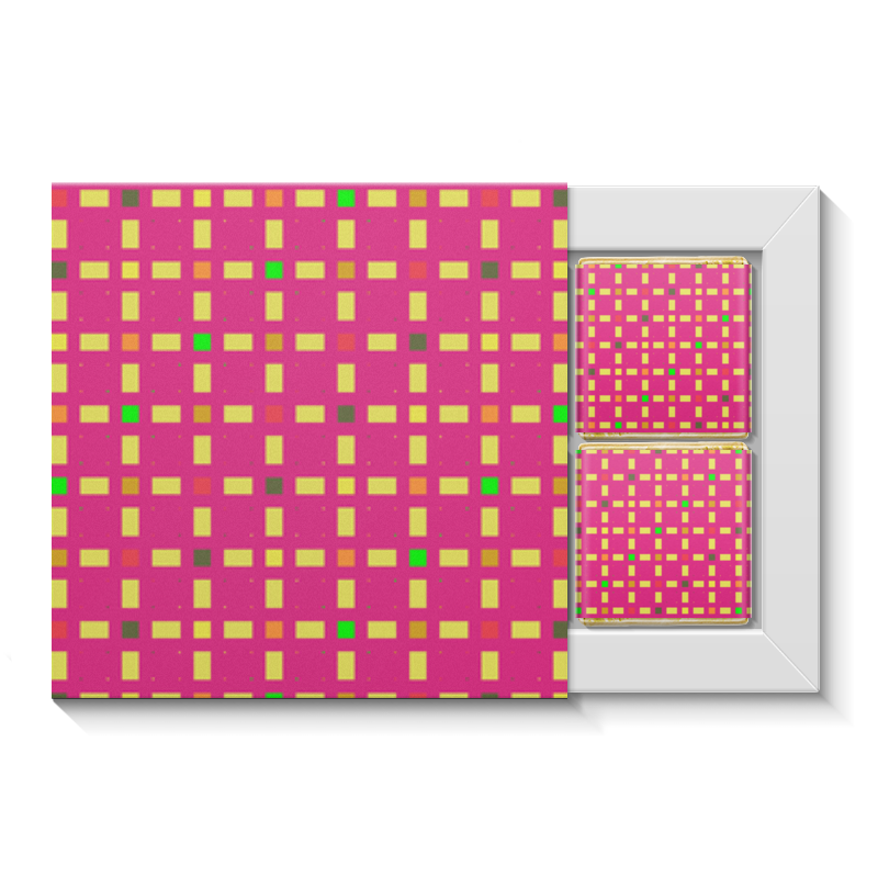 Printio Набор конфет 4 шоколадки Розовый узор набор геометрический средний