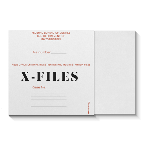 Заказать шоколадные наборы в Москве. Набор конфет "4 шоколадки" X-files от GeekFox  - готовые дизайны и нанесение принтов.